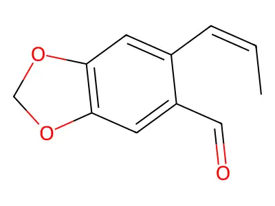 6-丙-1-烯基-1,3-苯并二氧杂环戊-5-甲醛 structure