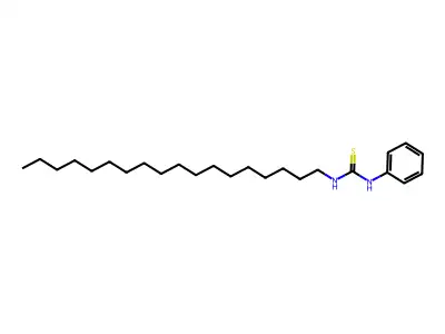 N-Octadecyl-N'-phenylthiourea structure