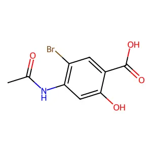 N-Bromoacetylthyroxine structure