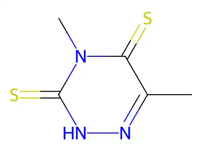 4,6-Dimethyl-1,2,4-triazine-3,5(2H,4H)-dithione structure