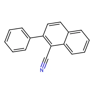 2-Phenylnaphthalene-1-carbonitrile structure