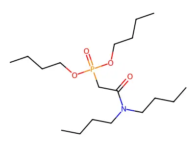 Phosphonic acid, [2-(dibutylamino)-2-oxoethyl]-, dibutyl ester structure