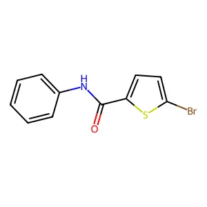 5-bromo-N-phenylthiophene-2-carboxamide structure