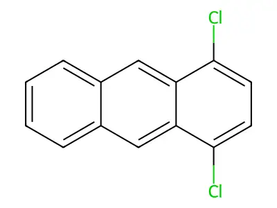 1,4-Dichloroanthracene structure