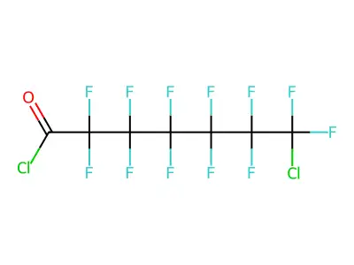 7-Chloroperfluoroheptanoyl chloride structure