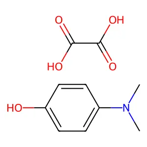 4-Dimethylaminophenol oxalate (1:1) structure