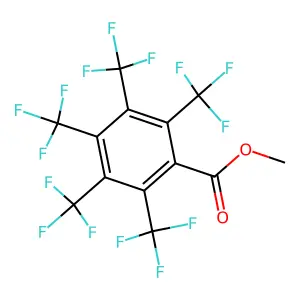 Methyl penta(trifluoromethyl)benzoate structure