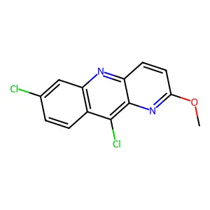 1-Aza-6,9-dichloro-2-methoxyacridine structure