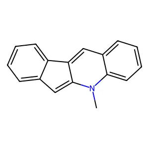 N-Methyl-2,3-5,6-dibenzazalene structure