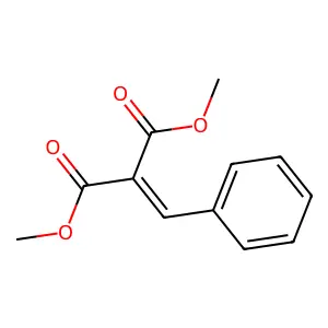 Dimethyl benzylidenemalonate structure