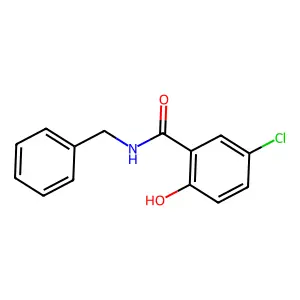 N-苄基-5-氯-2-羟基苯甲酰胺 structure