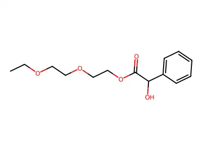 2-(2-Ethoxyethoxy)ethyl hydroxy(phenyl)acetate structure