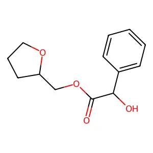 Oxolan-2-ylmethyl 2-hydroxy-2-phenylacetate structure