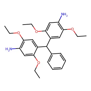 4,4'-(Phenylmethanediyl)bis(2,5-diethoxyaniline) structure