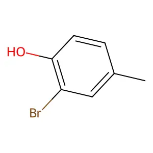 2-Bromo-4-methylphenol structure