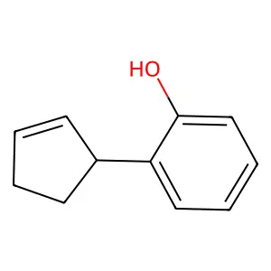 2-(Cyclopent-2-en-1-yl)phenol structure