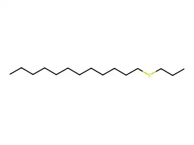 Dodecane, 1-(propylthio)- structure