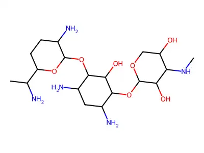 4''-Demethylgentamicin-C2 structure