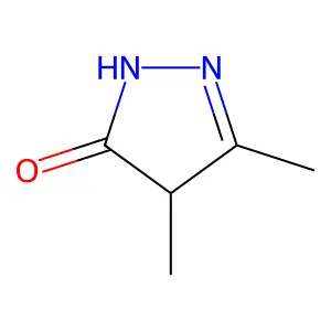 3,4-Dimethyl-5-pyrazolone structure