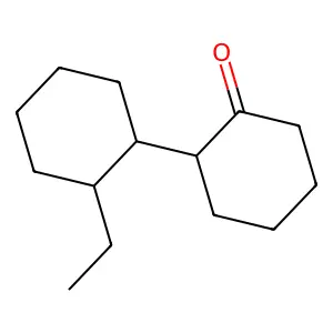 Cyclohexanone, 2-(2-ethylhexylidene)- structure