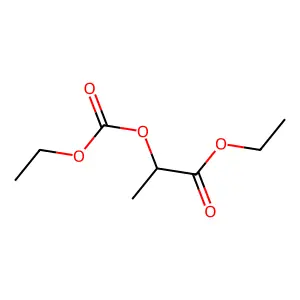Ethyl 2-((ethoxycarbonyl)oxy)propanoate structure