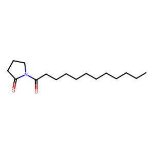 1-Dodecanoyl-2-pyrrolidinone structure