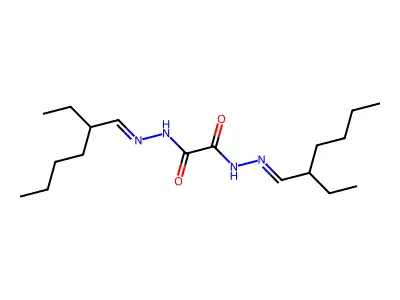 N'~1~,N'~2~-Bis(2-ethylhexylidene)ethanedihydrazide structure