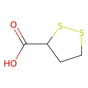 四去硫辛酸 structure