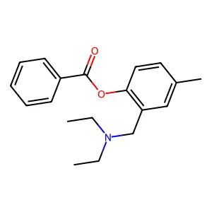 2-[(Diethylamino)methyl]-4-methylphenyl benzoate structure