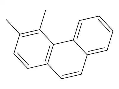 3,4-Dimethylphenanthrene structure