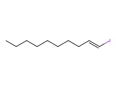 1-Decene, 1-iodo-, (E)- structure