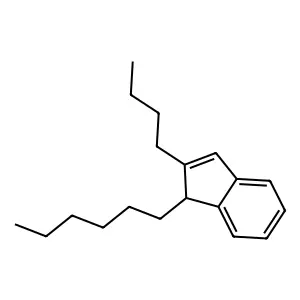 1H-Indene, 2-butyl-1-hexyl- structure