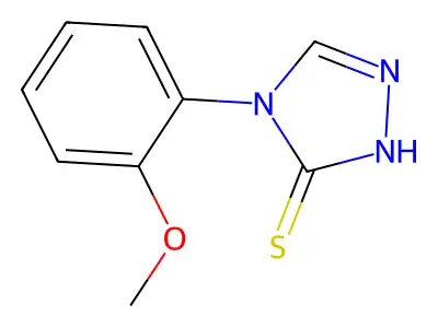 4-(2-Methoxyphenyl)-2,4-dihydro-3H-1,2,4-triazole-3-thione structure