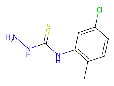 N-(5-Chloro-2-methylphenyl)hydrazinecarbothioamide structure
