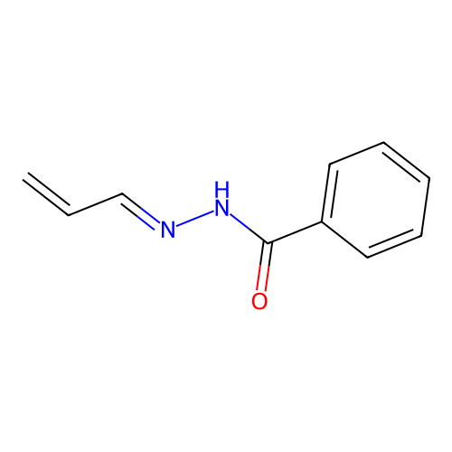 N'-[(E)-2-propenylidene]benzohydrazide structure