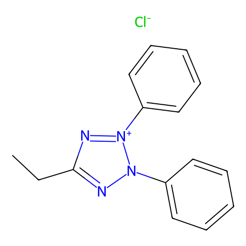 2,3-Diphenyl-5-ethyltetrazolium chloride structure