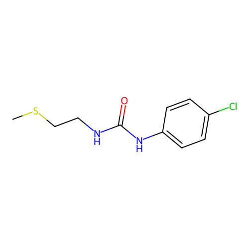1-(4-Chlorophenyl)-3-(2-methylsulfanylethyl)urea structure