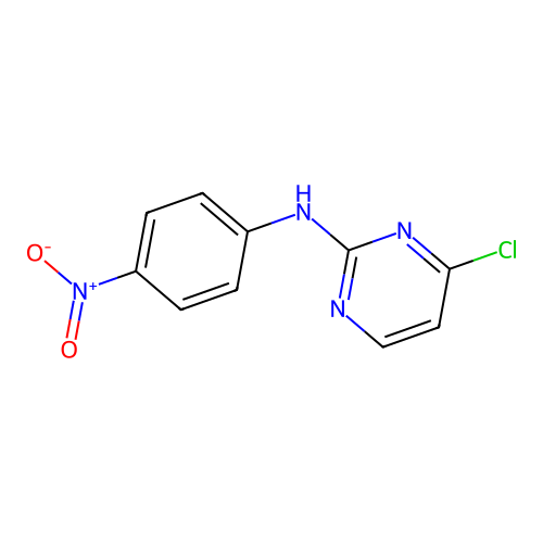 4-Chloro-2-{4-nitroanilino}pyrimidine structure