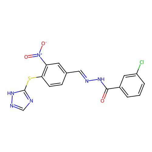 C16H11ClN6O3S structure