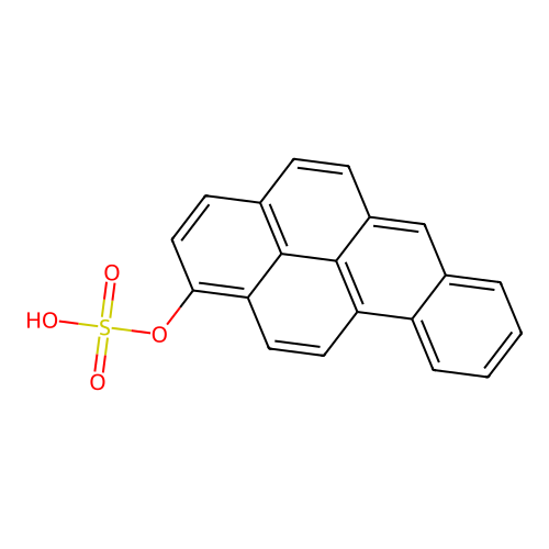 苯并(a)芘基-1-硫酸酯 structure