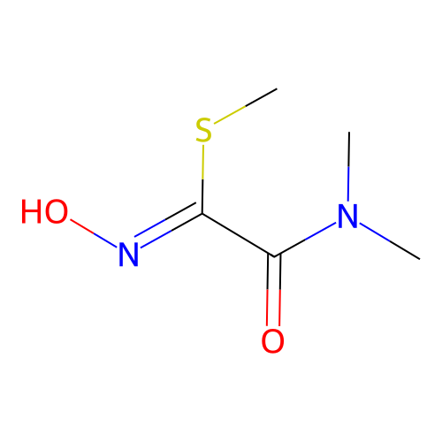 Oxamyl oxime structure