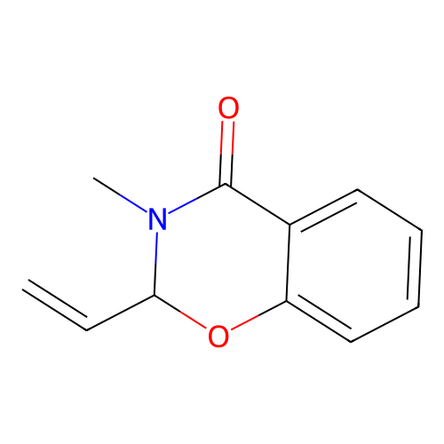3-Methyl-2-vinyl-2,3-dihydro-1,3-benzoxazin-4-one structure