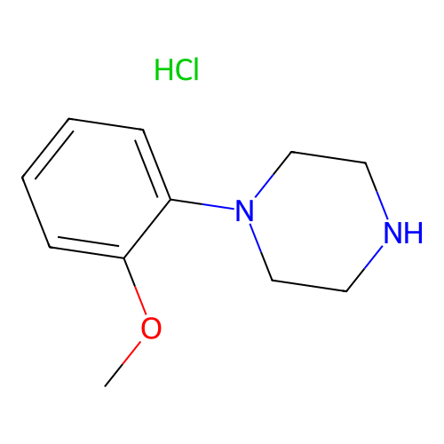 N-(2-Methoxyphenyl)piperazine hydrochloride structure