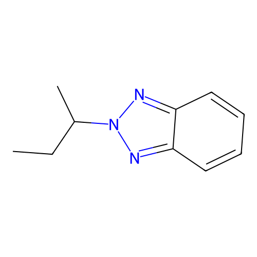 2-sec-butyl-2H-benzotriazole structure