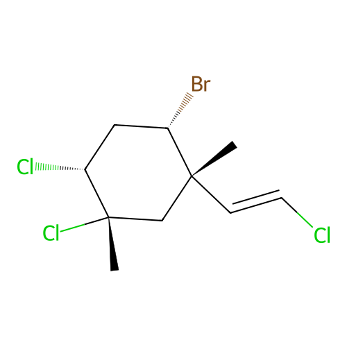 C10H14BrCl3 structure
