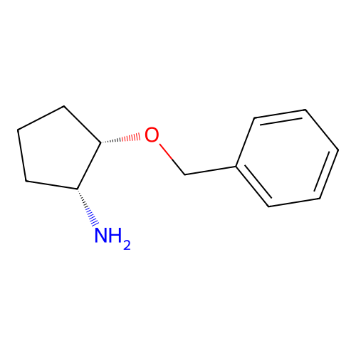 (1R,2S)-2-(Benzyloxy)cyclopentanamine structure