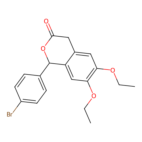 1-(4-Bromophenyl)-6,7-diethoxyisochroman-3-one structure