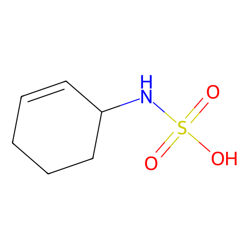 Sulfamic acid, 2-cyclohexen-1-yl- structure