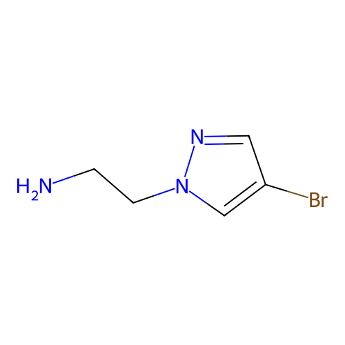 2-(4-bromo-1H-pyrazol-1-yl)ethan-1-amine structure