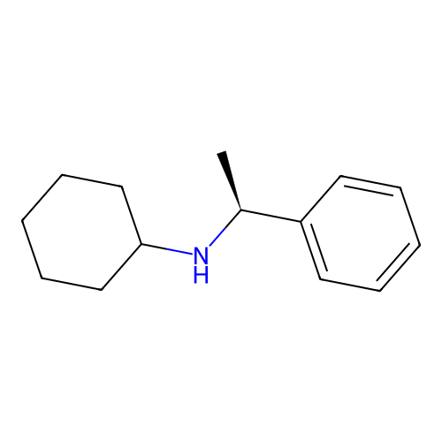 (alphaS)-N-Cyclohexyl-alpha-methylbenzenemethanamine structure